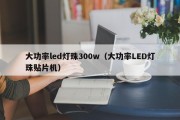 大功率led灯珠300w（大功率LED灯珠贴片机）