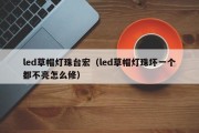 led草帽灯珠台宏（led草帽灯珠坏一个都不亮怎么修）