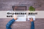 3528rgb雾状灯珠台宏（雾状led灯珠好处）