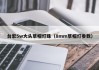 台宏5w大头草帽灯珠（8mm草帽灯参数）