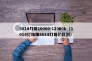 3014灯珠10000-12000k（3014灯珠和4014灯珠的区别）
