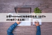 台宏5mmled灯珠草帽型白光（台灯led灯珠坏了怎么修）