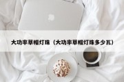 大功率草帽灯珠（大功率草帽灯珠多少瓦）
