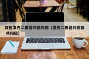 双色发光二极管共阴共阳（发光二极管共阴极 共阳极）