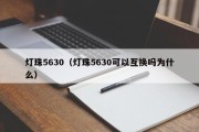 灯珠5630（灯珠5630可以互换吗为什么）