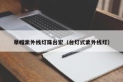 草帽紫外线灯珠台宏（台灯式紫外线灯）