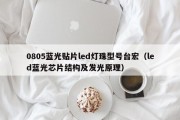 0805蓝光贴片led灯珠型号台宏（led蓝光芯片结构及发光原理）