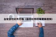 台宏监控红外灯珠（监控红外灯珠更换视频）