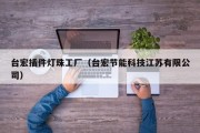 台宏插件灯珠工厂（台宏节能科技江苏有限公司）