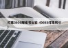 灯珠3030规格书台宏（0603灯珠尺寸）