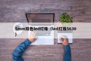 5mm双色led灯珠（led灯珠5630）