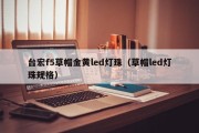 台宏f5草帽金黄led灯珠（草帽led灯珠规格）