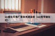 uv固化灯珠厂家白光源台宏（uv光学固化灯）