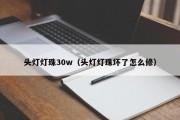 头灯灯珠30w（头灯灯珠坏了怎么修）
