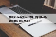 深圳1206白光led灯珠（深圳led封装招聘白光技术员）