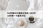 led灯珠2835是多少瓦的（2835led灯珠一个是多少瓦）