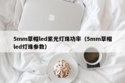 5mm草帽led紫光灯珠功率（5mm草帽led灯珠参数）