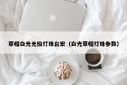 草帽白光无极灯珠台宏（白光草帽灯珠参数）