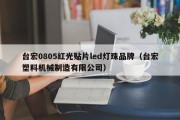 台宏0805红光贴片led灯珠品牌（台宏塑料机械制造有限公司）