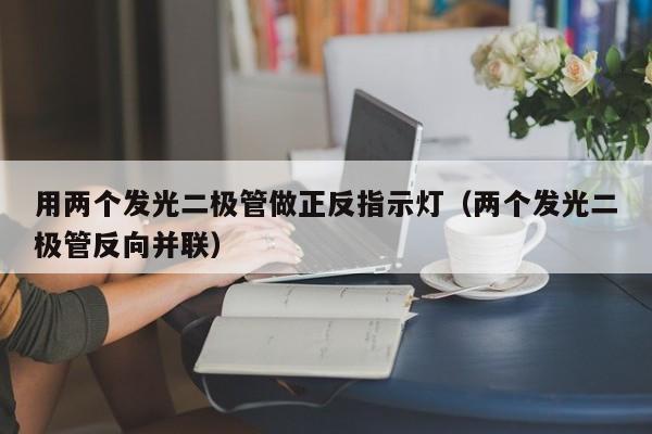 用两个发光二极管做正反指示灯(两个发光二极管反向并联)